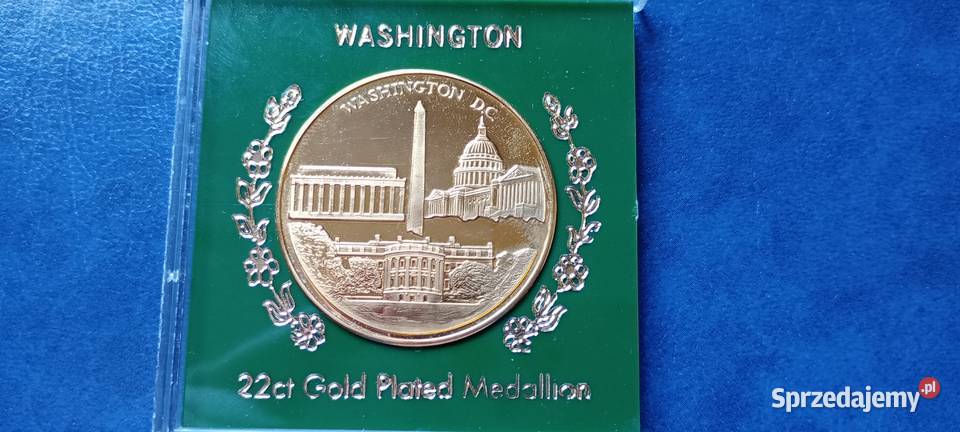 Stare monety Medal Washington USA Lesko