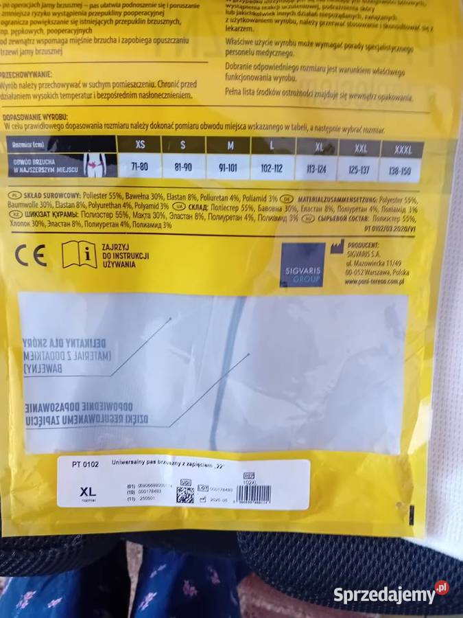 Pas przepuklinowy brzuszny