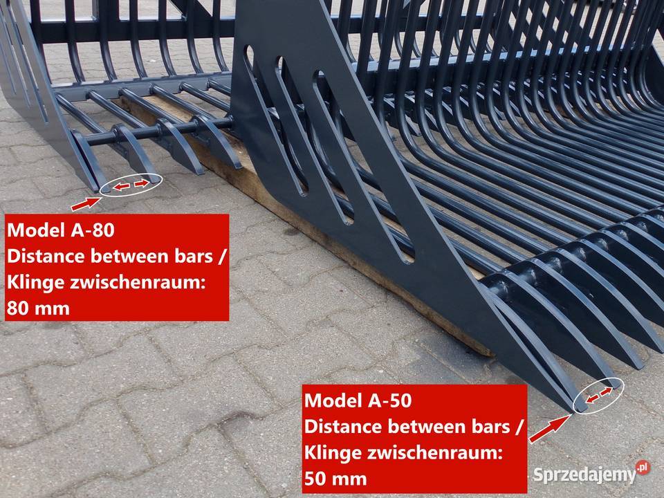 Łyżka ażurowa przesiewowa do kamieni 18 m Radomyśl