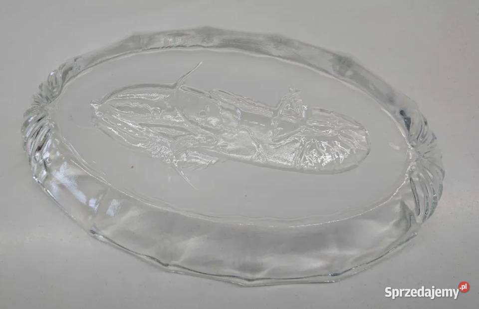 Zestaw półmisek salaterek szklanych z lat PRLu łódzkie Łódź