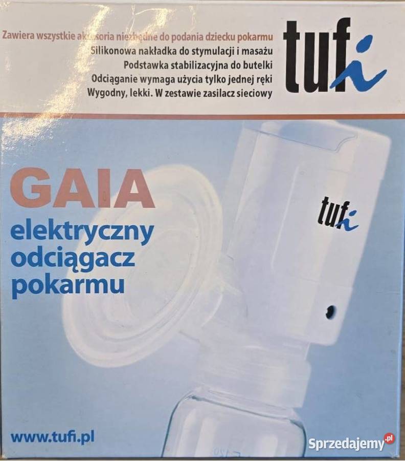 Nowy Elektryczny Odciągacz Pokarmu Tufi GAIA Mielno