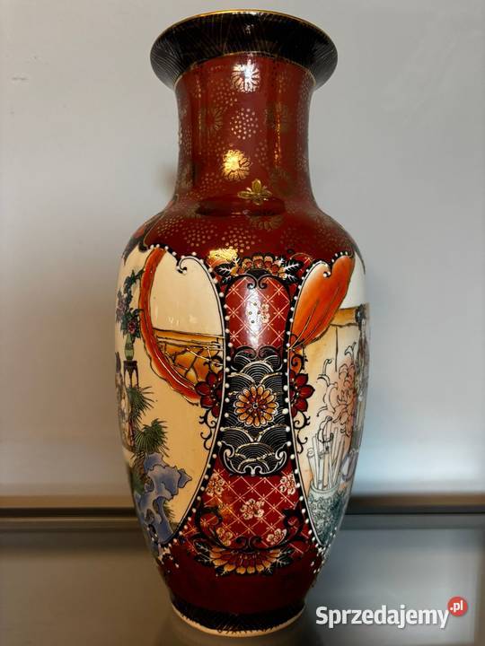 Wazon dzbanek wazonik malowany Dekoracje i ozdoby Siedlisko