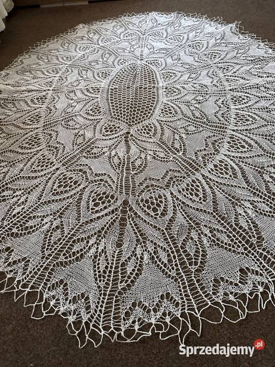 obrus szydełkowy rękodzieło