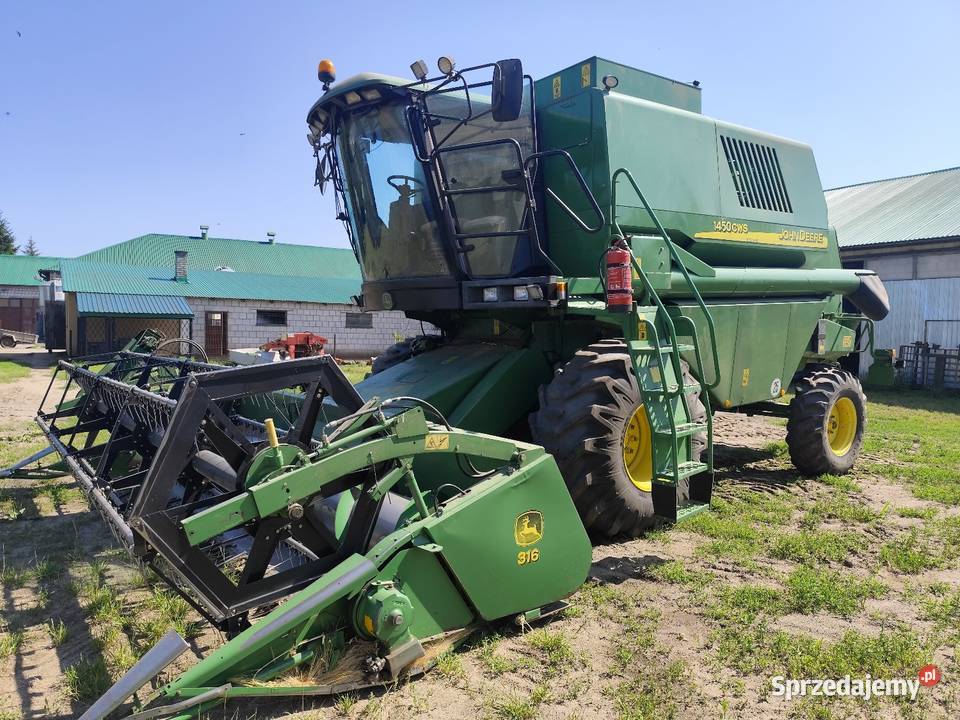 Kombajn zbożowy John Deere 1450 CWS ulepszone John Deere mazowieckie Chyliny