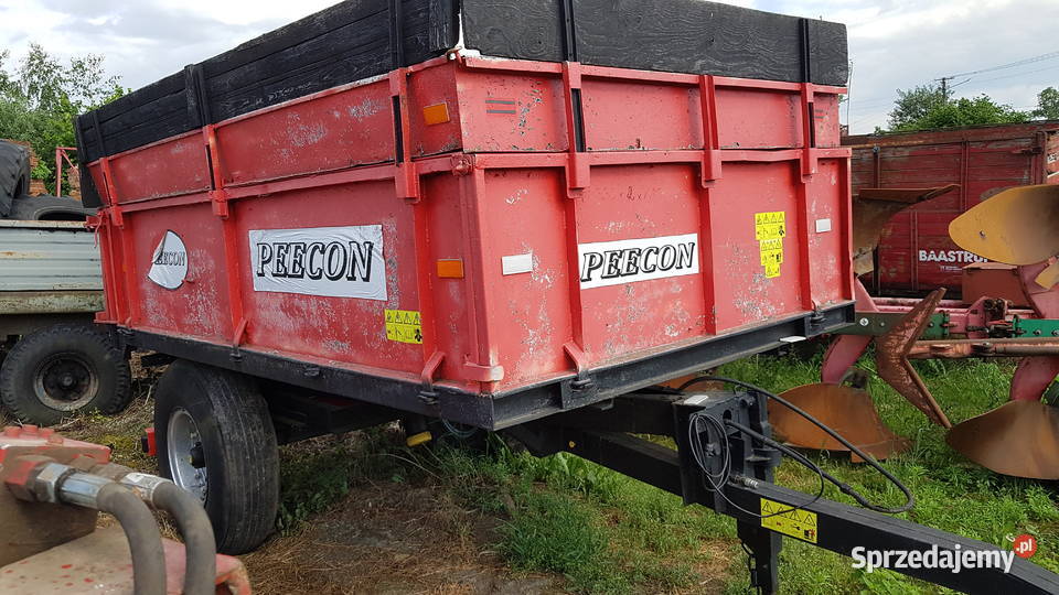 Przyczepa wywrotka jednoosiowa 7ttransport łódzkie Drużbice