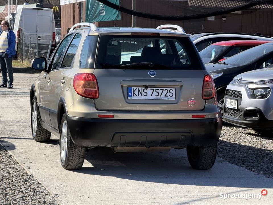 Fiat Sedici 4x4 navi kamera cofania napęd 4x4 Nowy Sącz