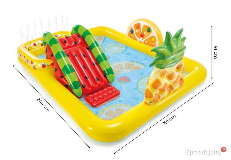 Basen wodny plac zabaw ze zjeżdżalnią INTEX Bielsk Podlaski