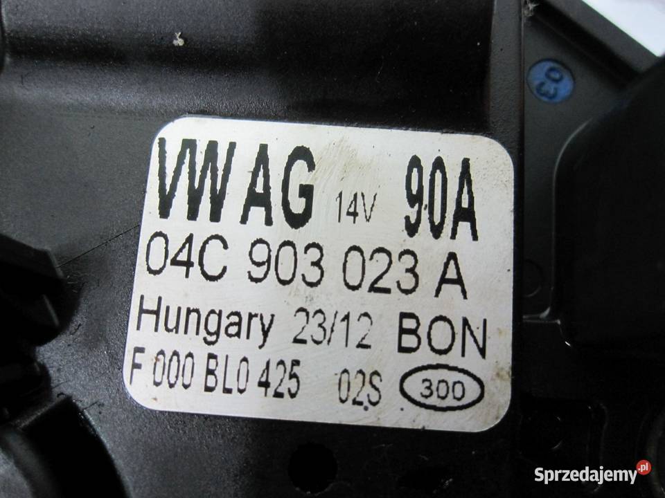 VW UP 10 MPI 60 CHYA 12r alternator 04C903023A osobowe