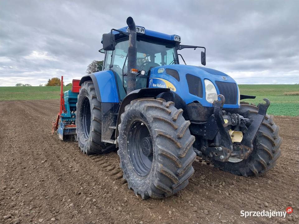 Ciągnik holland tvt 190 2004r pneumatyka isobus Tczew