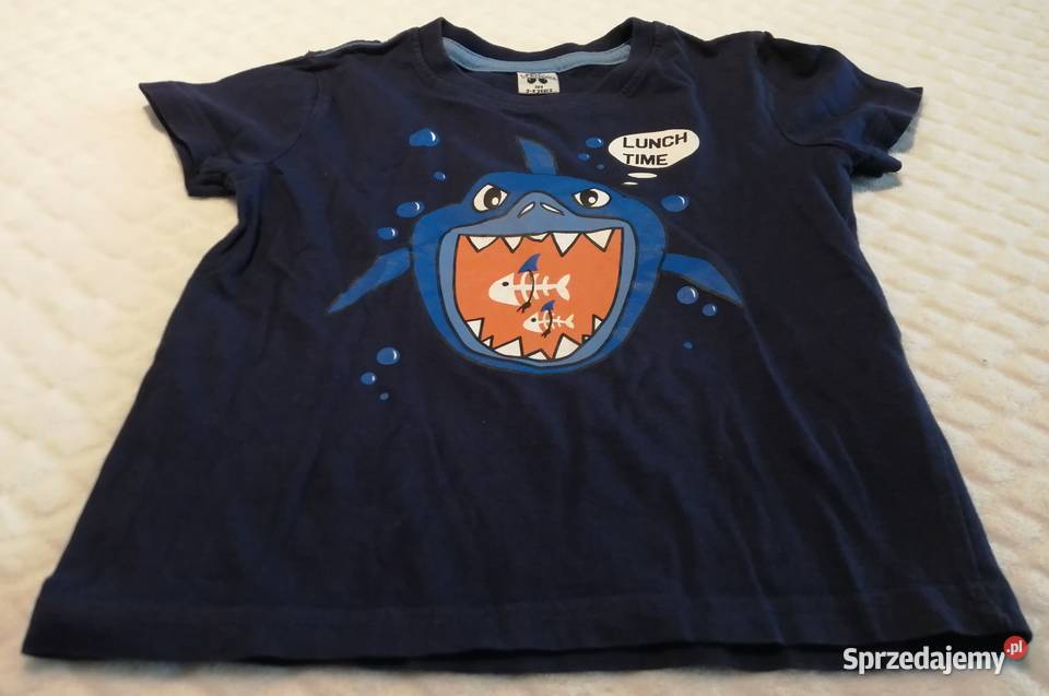 Koszulka krótki rękaw rekin 104 Kiki Koko Odzież śląskie Czeladź