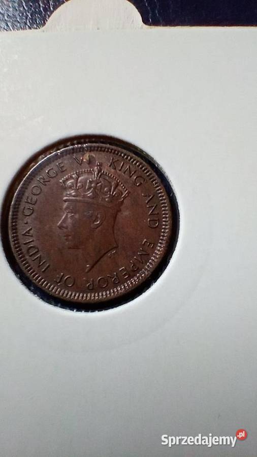 Stare monety 12 cent 1940 Cejlon Lesko