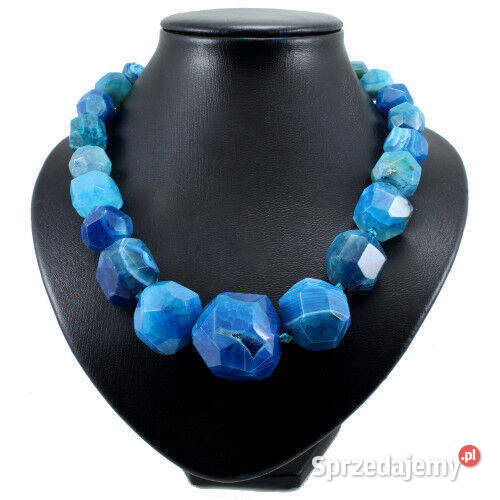 NATURALNY AGAT AŁTAJSKI NASZYJNIK ETNO ART Częstochowa sprzedam