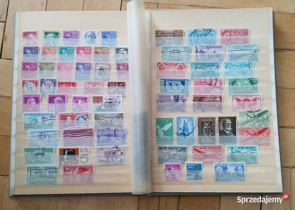 5 klaserów znaczków i kopert Kalisz sprzedam