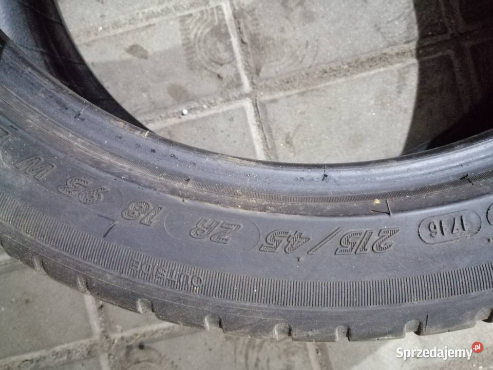 Opony R18 21545 Michelin Pilot sport 2 18cale Świecie sprzedam