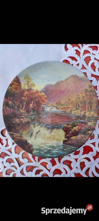 WEDGWOOD GONE FISHING THE SALMON LEAP BY GRAHAM