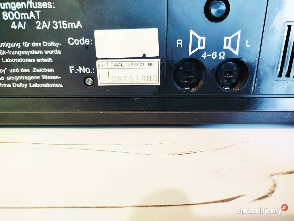 Amplituner z magnetofonem sprawne Mińsk Mazowiecki sprzedam