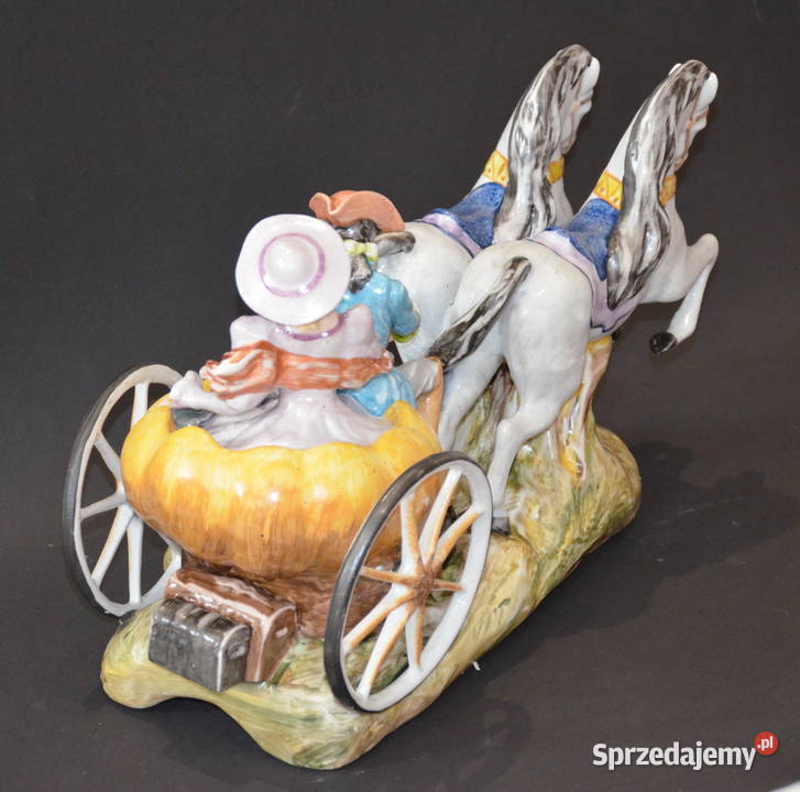 Porcelana Bajkowa kareta powóz z dyni Roceram do