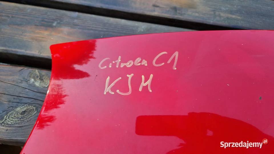 Citroen C1 2014 Maska Pokrywa silnika KJH
