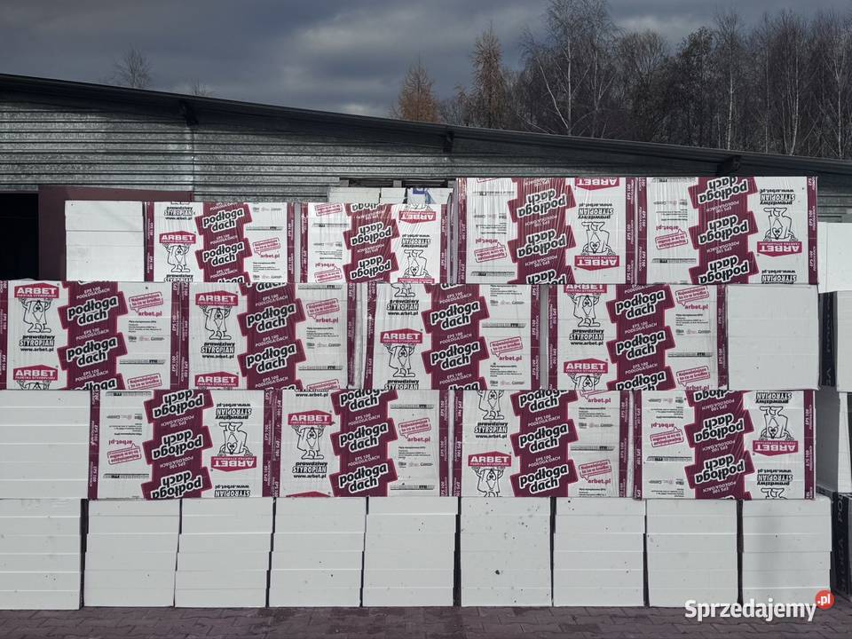 styropian dach podłoga EPS100 Arbet 220 m3 Styropian Oleśnica