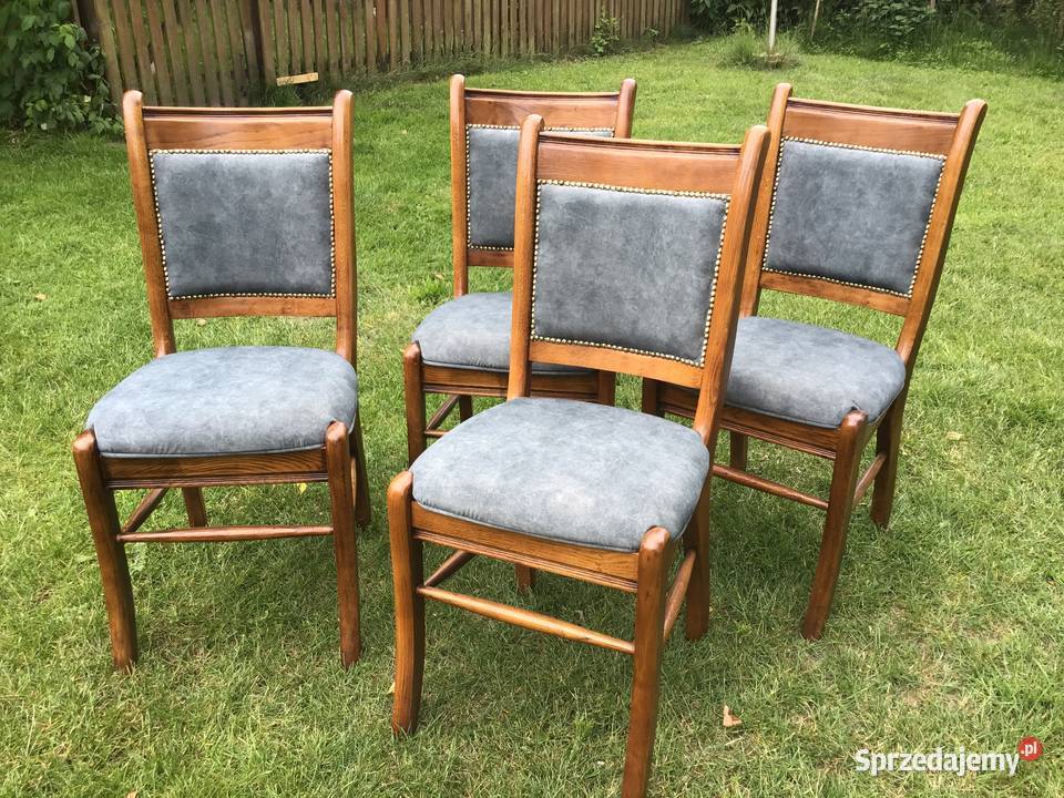 Przepiękny stary stół plus krzesła renowacji łódzkie Wieruszów sprzedam