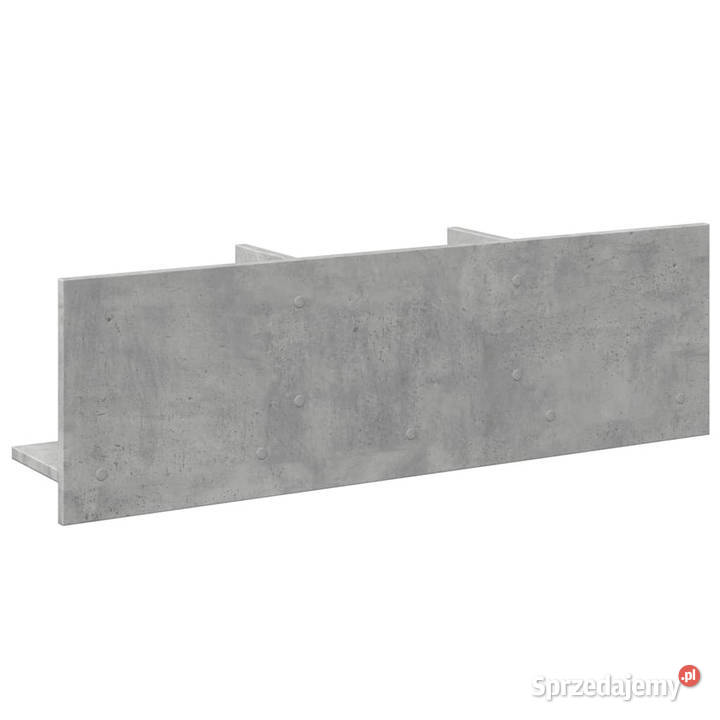 Półka ścienna 100x165x30 szarość betonu WM854862