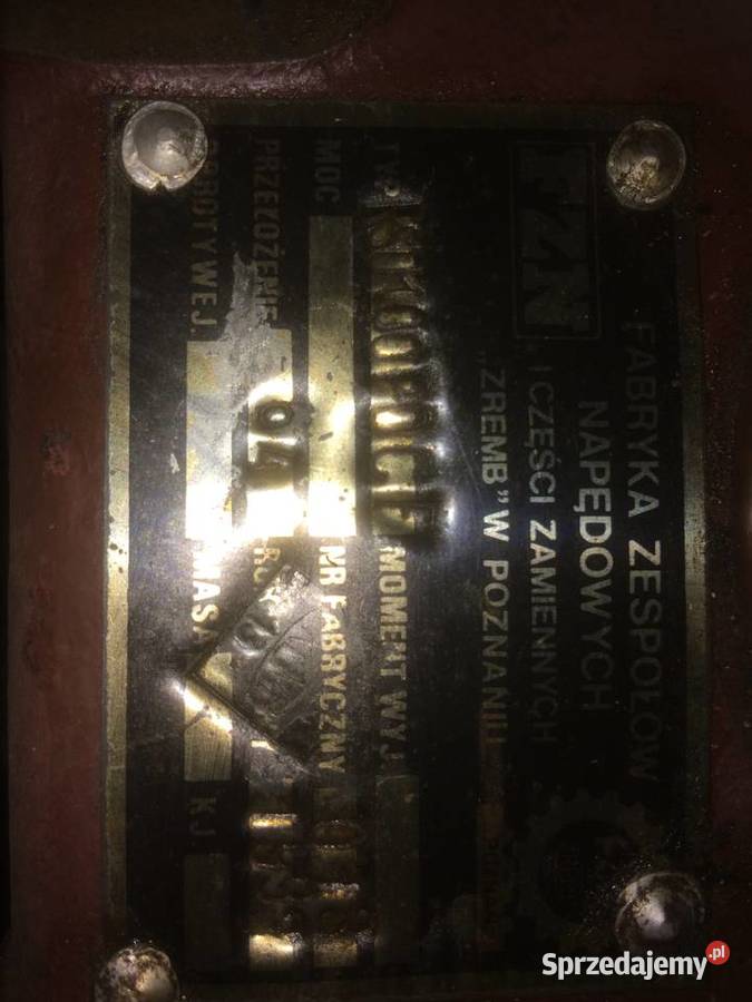 Przekładnia reduktor Pozostałe Krasnystaw