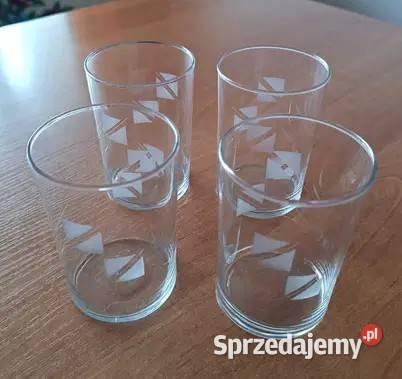 Szklanki z okresu PRL Łódź