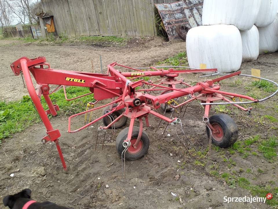 Przewracarka Stoll 4 gwiazdy Maszyny zielonkowe małopolskie Marcinowice