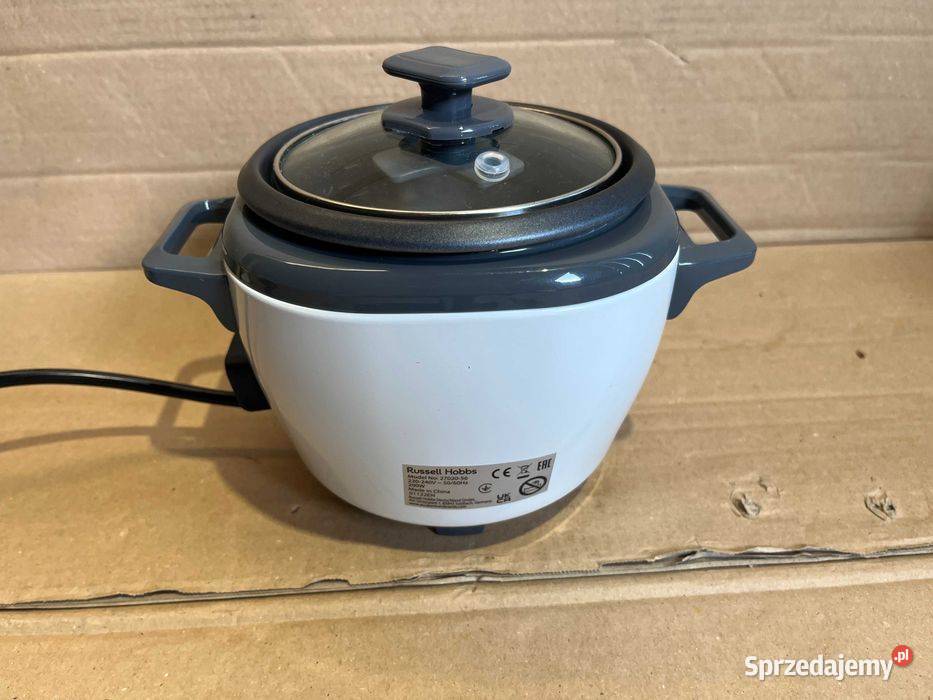 Ryżowar Russell Hobbs 200 W 400 ml biały wielkopolskie Tuliszków sprzedam