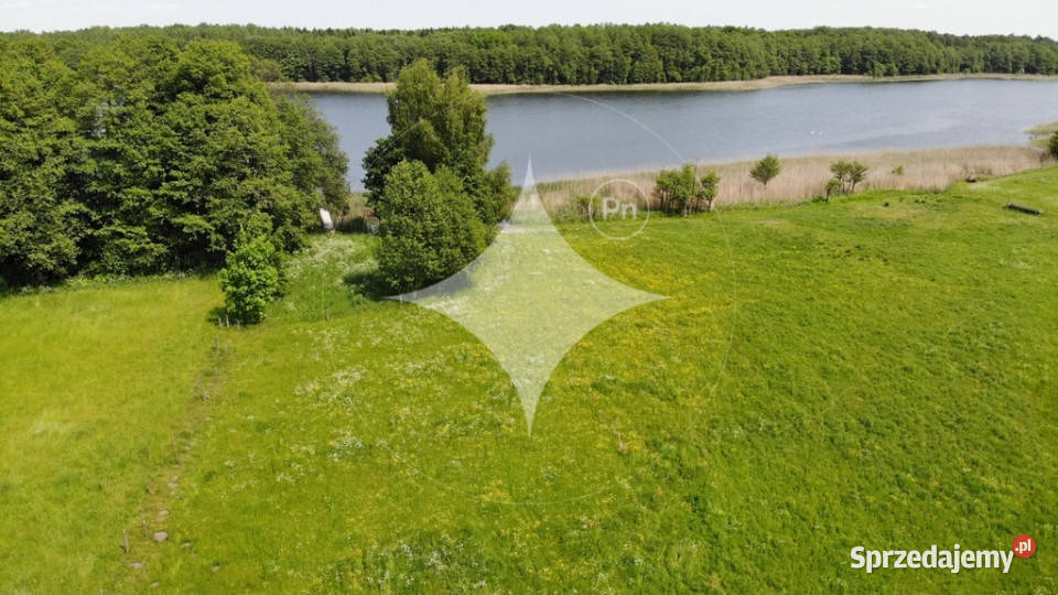 Działka rolna linia brzegowa Jez Krzywe Mazury Cisy