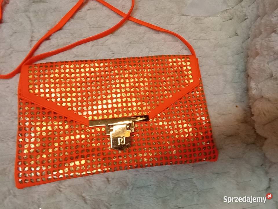 RIVER ISLAND Pomarańczowa torebka listonoszka z Kraków
