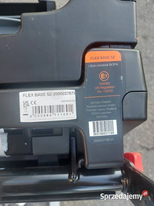 Nowy fotelik BABY SAFE 5Z 2 z Bazą Goszczanów