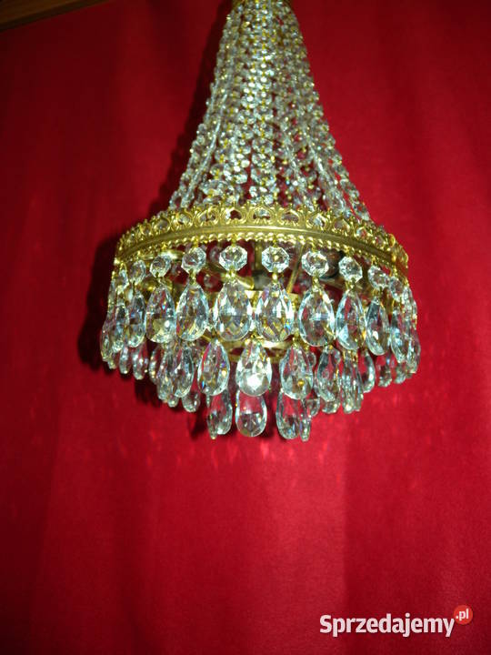 Żyrandol kryształowy Maria Theresa gruszka śląskie Katowice