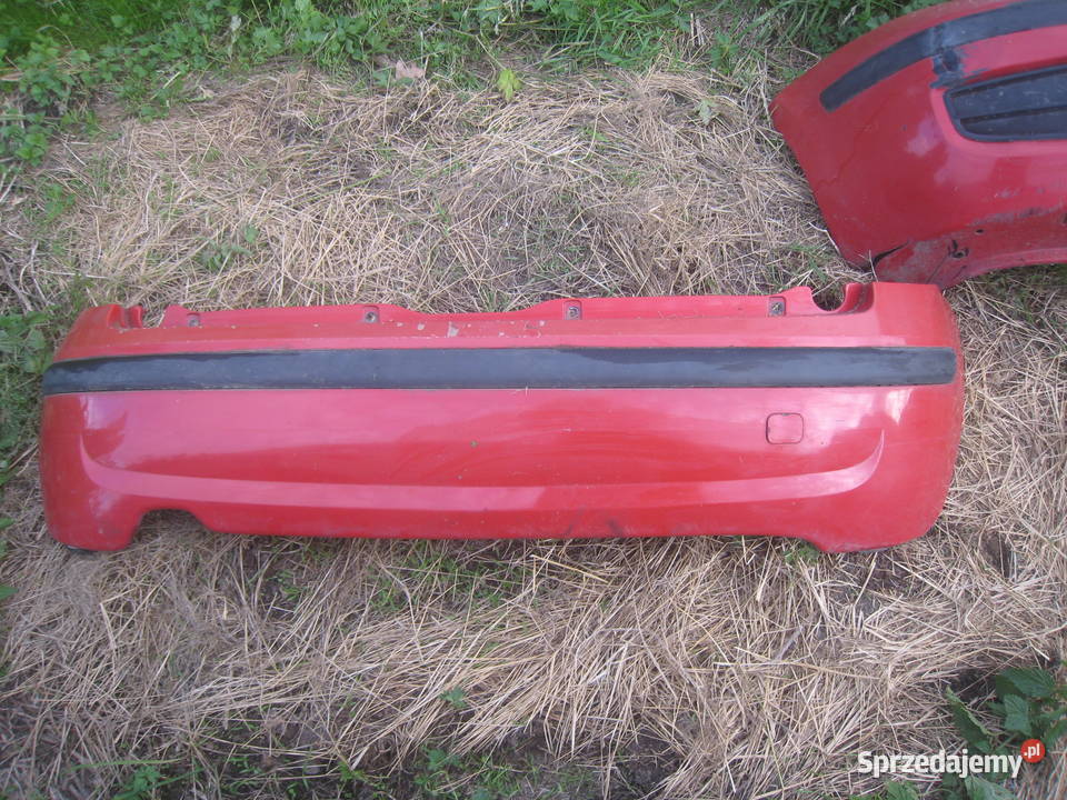 Zderzak tylny tył Fiat Panda II 0312 czerwony małopolskie Kraków