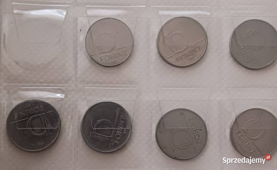 10 Forintów Węgry różne roczniki obiegowe Konin