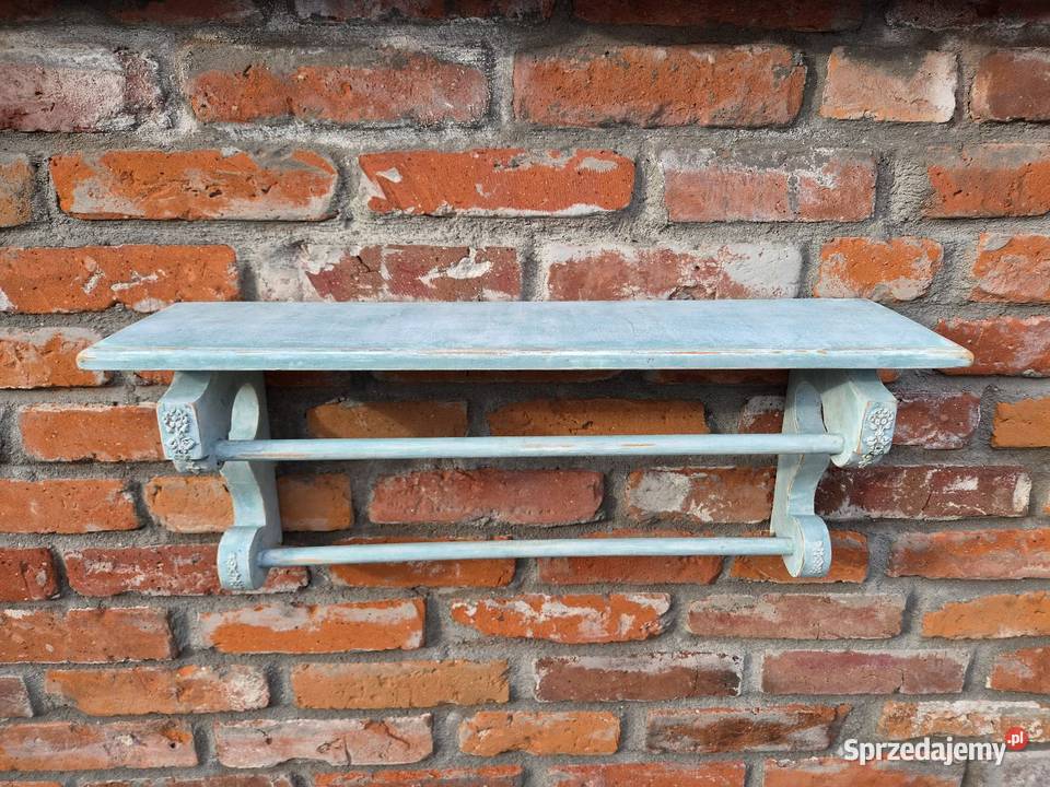 Stara ludowa półka w stylu shabby chic Szczecinek