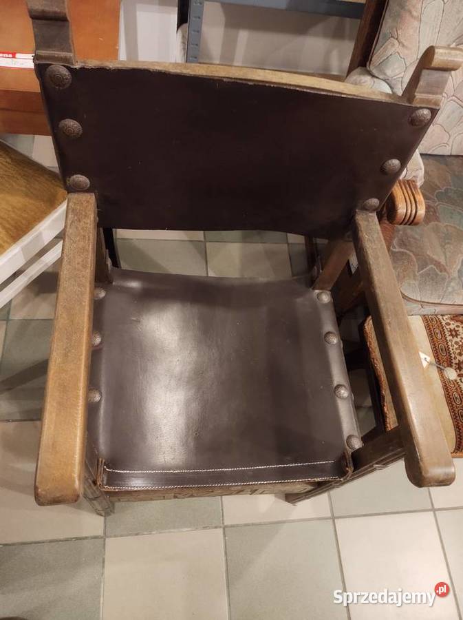 Krzesło fotel królewski warmińsko-mazurskie Ełk