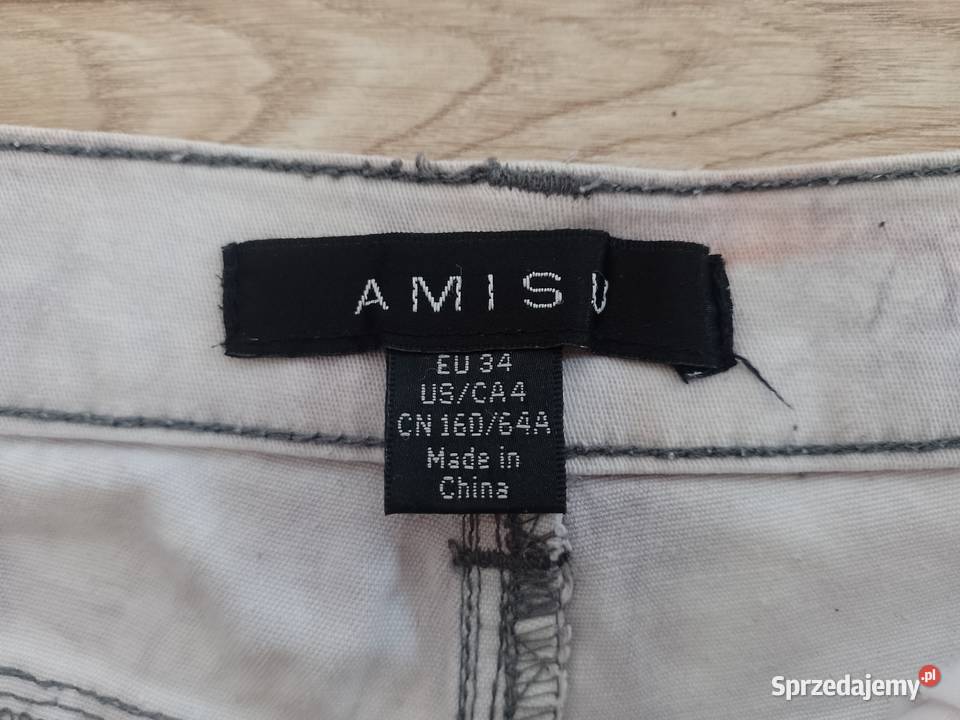 spodenki kolorowe damskie krótkie alla jeans Inny wzór Jaworzno