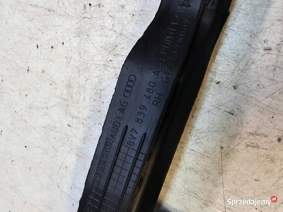 USZCZELKA SZYBY PRAWY TYŁ AUDI A3 8V CABRIO Przystajń