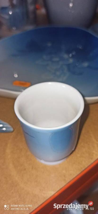 WazonWazonik Pojemniczek Royal Copenhaga Denmark Porcelana i szkło Gdańsk