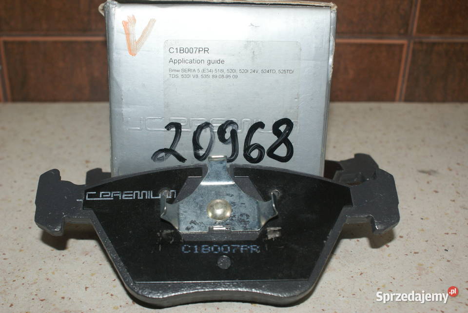 Klocek hamulcowy kpl przód BMW 3 E36 3 E46 5 E34 osobowe Białobrzegi