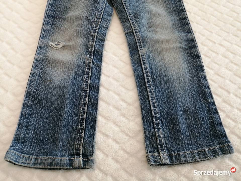 Spodnie dżinsowe niebieskie 98 Okay Odzież