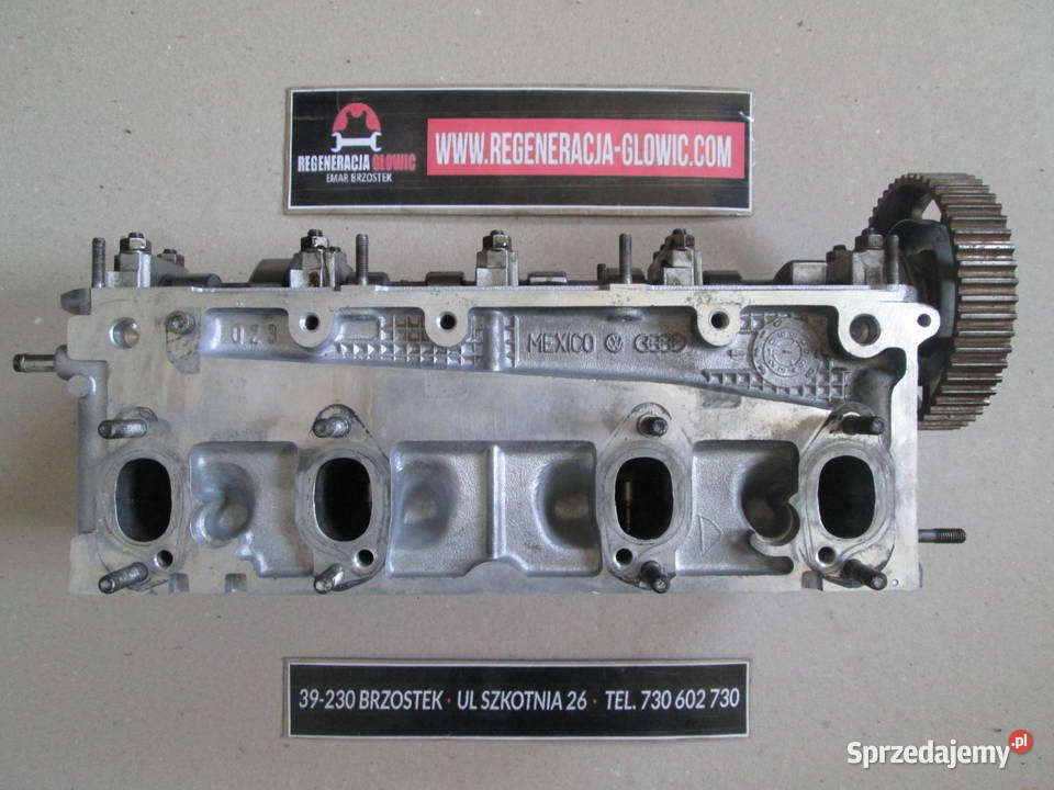 GŁOWICA VW Audi Skoda 20 benzyna 8V 06A103373J Silniki i osprzęt Brzostek