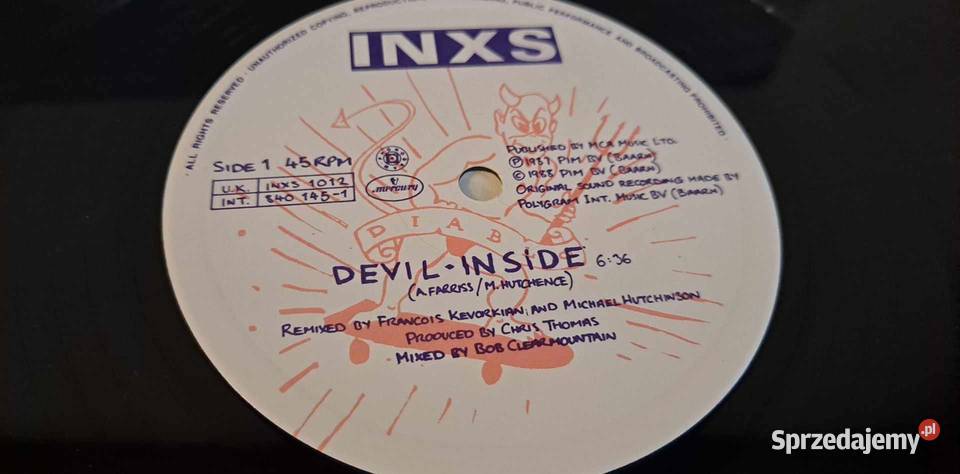 Inxs – Devil Inside Re Mix Version 1988 PŁyta Winylowa Kraków