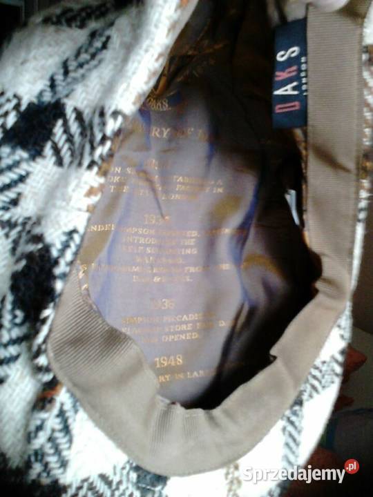 Damska czapka firmy DAKS 100 welna NOWA Gdańsk