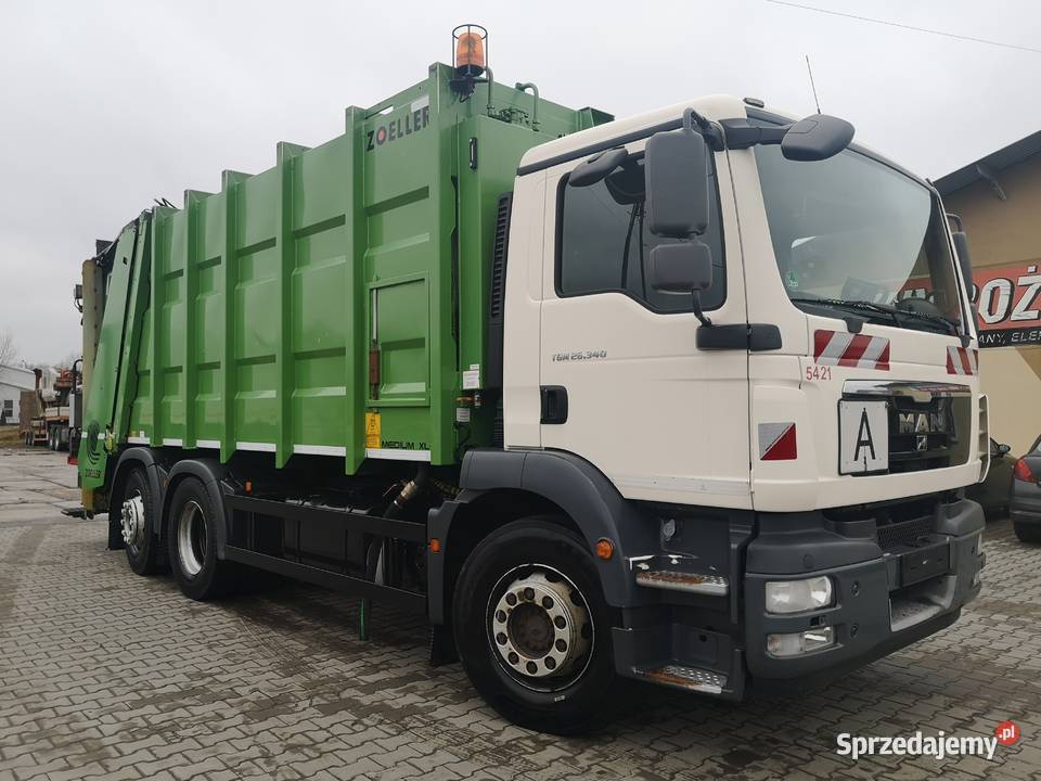 Śmieciarka MAN TGM 26340 EURO V Dąbrowa Tarnowska