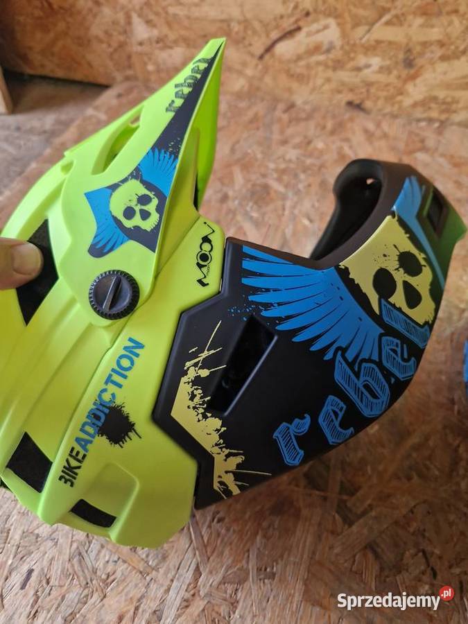 Kask rowerowy i na hulajnogę SBIKE Full Face Głogowa sprzedam