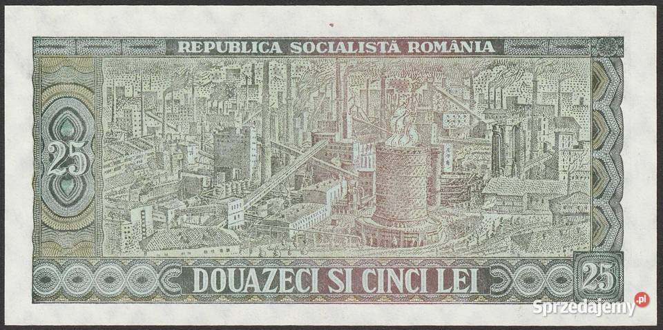 Rumunia 25 lei 1966 Tudor Vladimirescu H01118 Numizmatyka Łódź