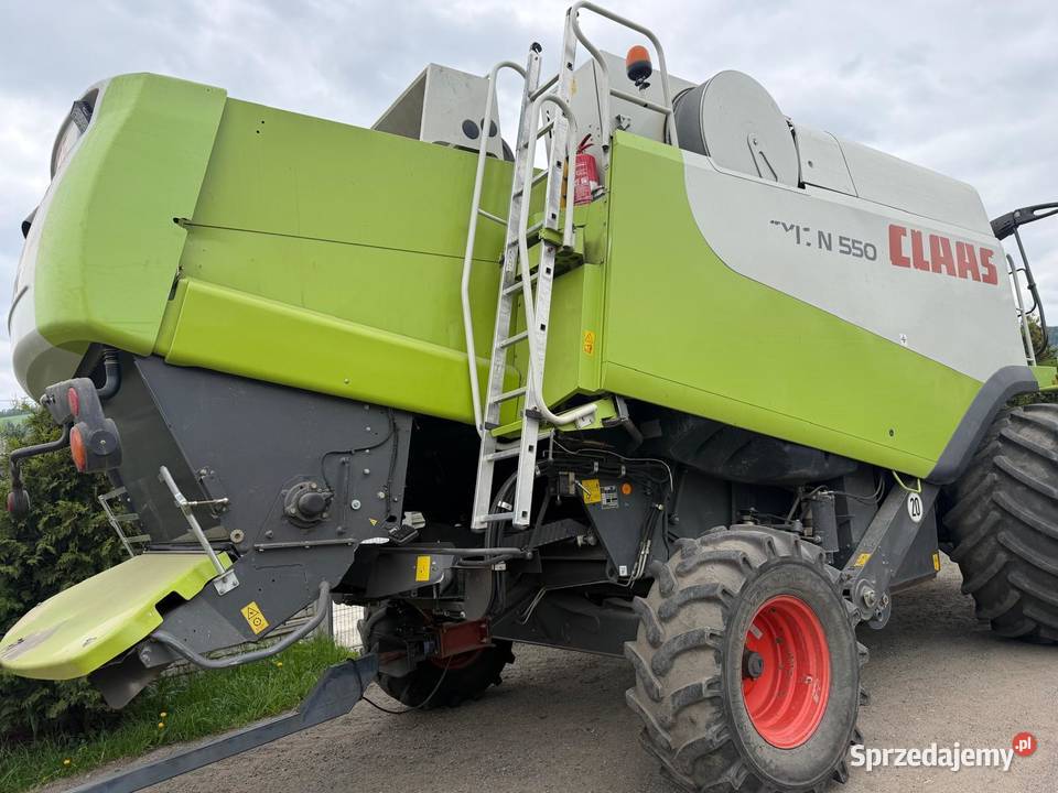 Kombajn zbożowy Claas Lexion 550 heder V750 nieuszkodzony Zbożowe Nowa Ruda sprzedam