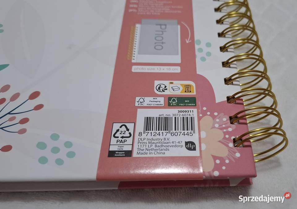 Album na zdjęcia 60 zdjęć 13x18 złoty śląskie